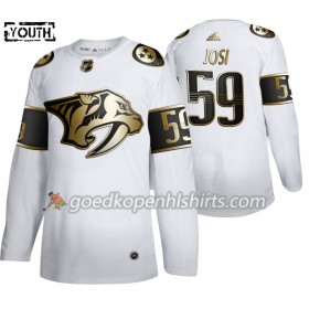 Nashville Predators Roman Josi 59 Adidas 2019-2020 Golden Edition Wit Authentic Shirt - Kinderen